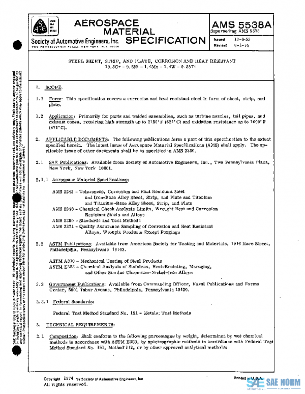 SAE AMS5538A PDF