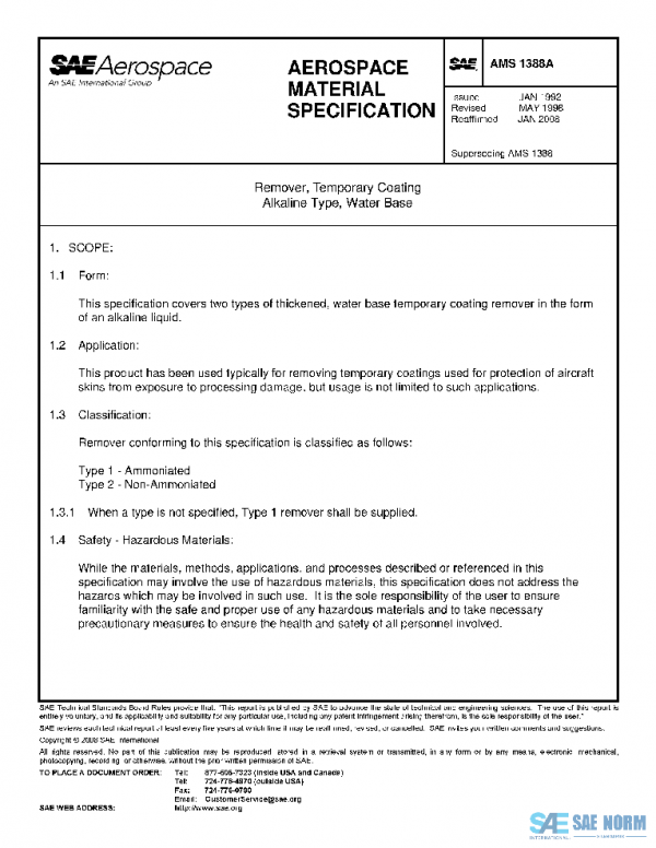 SAE AMS1388A PDF