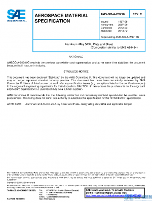 SAE AMSQQA250/10C PDF