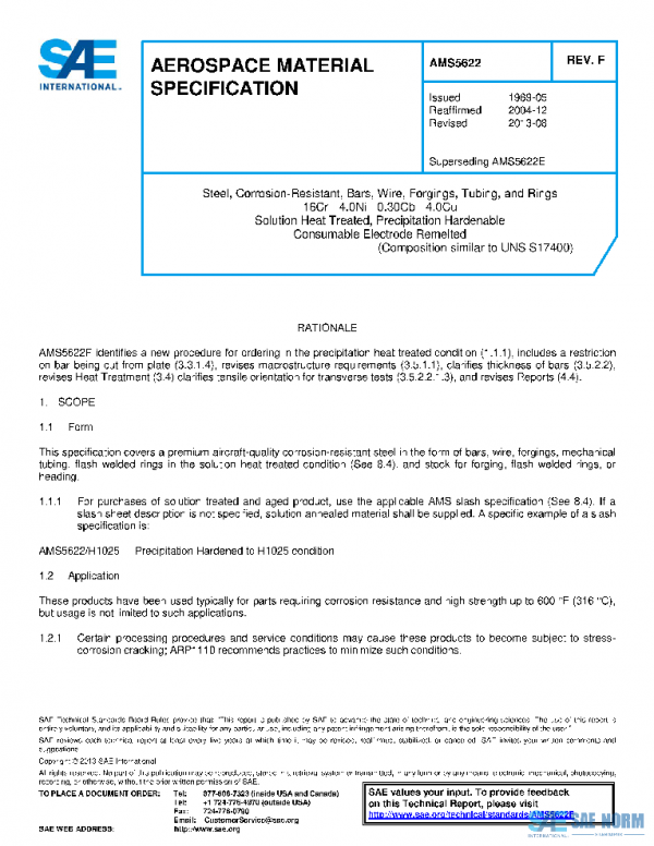 SAE AMS5622F PDF