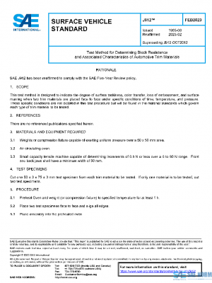 SAE J912_202302 PDF