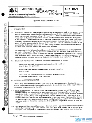 SAE AIR1079 PDF
