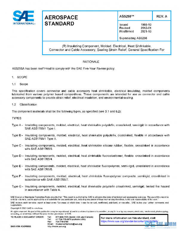 SAE AS5258A PDF