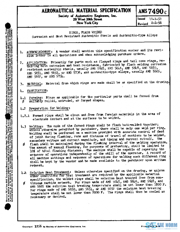 SAE AMS7490C PDF SAE AMS7490C PDF