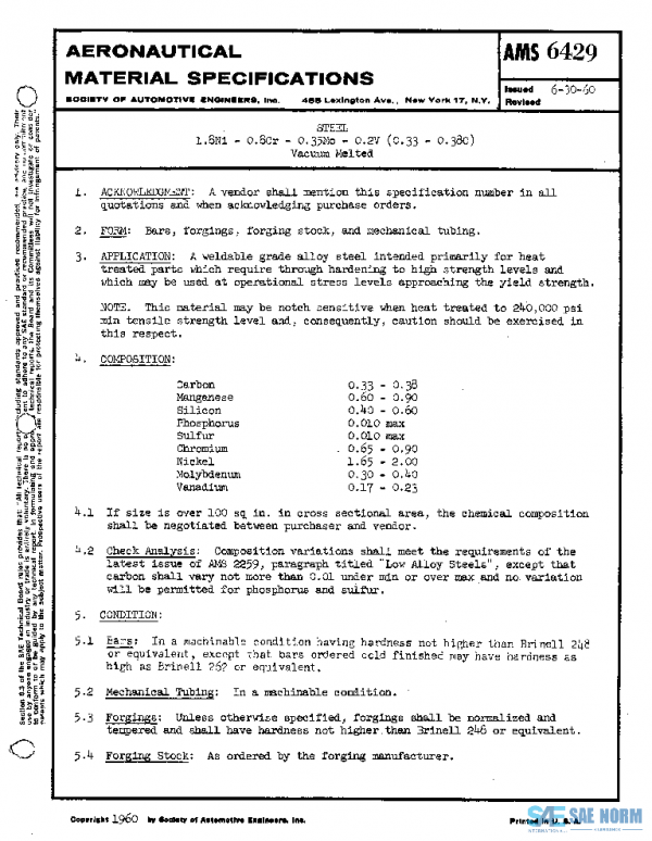 SAE AMS6429 PDF