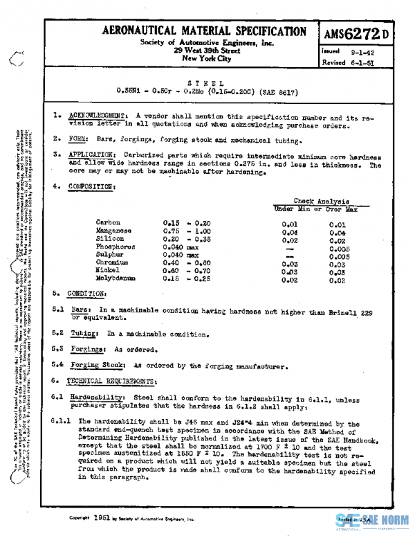 SAE AMS6272D PDF SAE AMS6272D PDF
