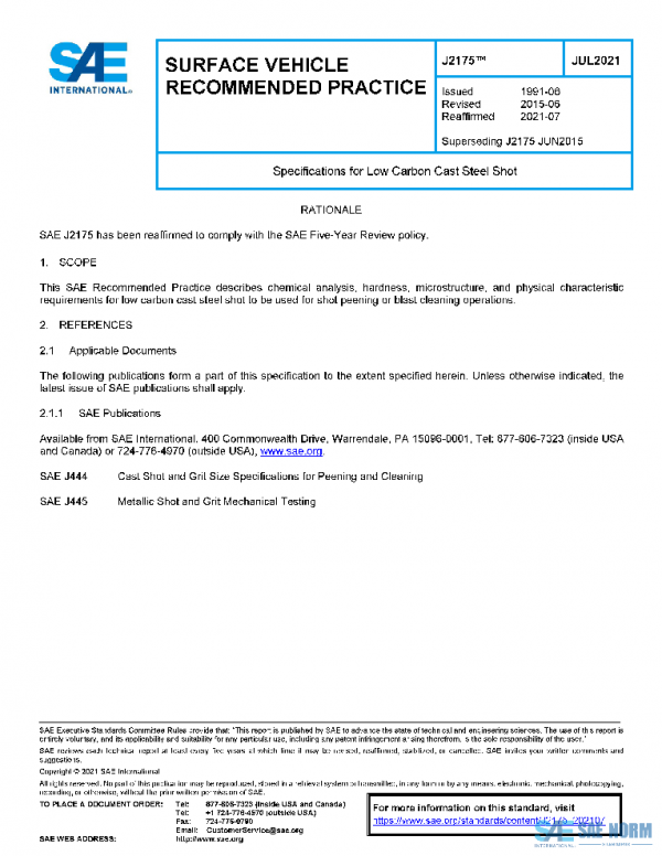 SAE J2175_202107 PDF