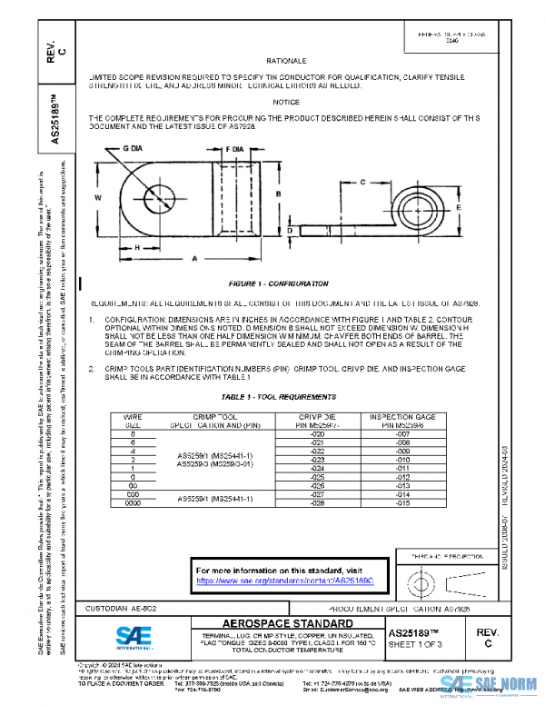 SAE AS25189C PDF