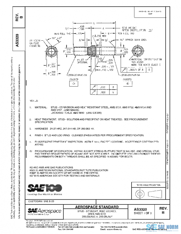 SAE AS3320B PDF SAE AS3320B PDF