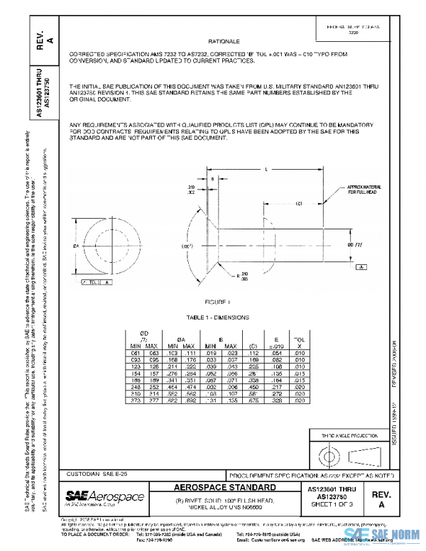 SAE AS123601A PDF