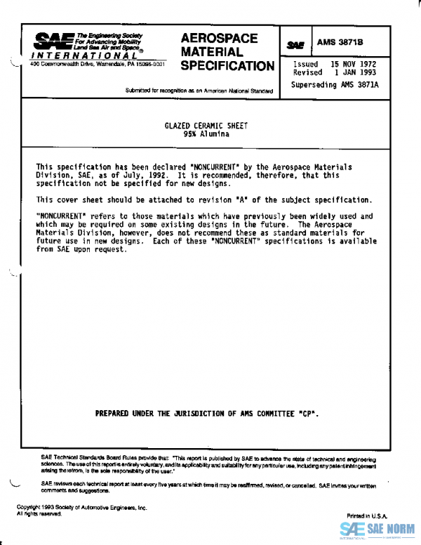 SAE AMS3871B PDF SAE AMS3871B PDF