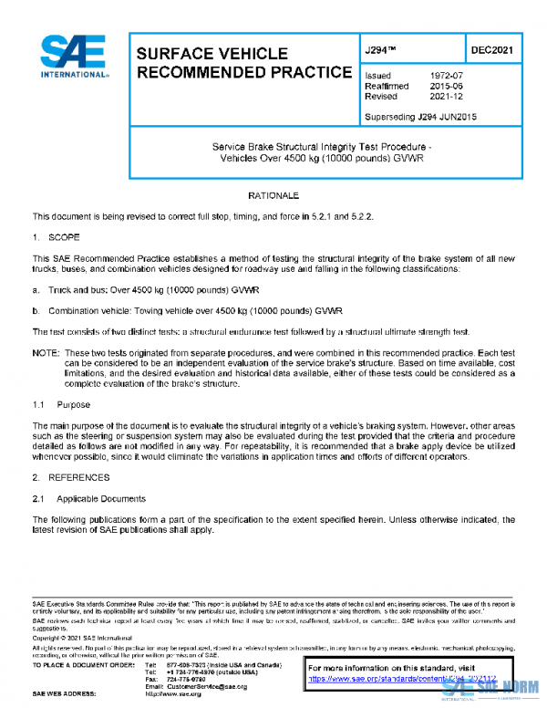 SAE J294_202112 PDF SAE J294_202112 PDF