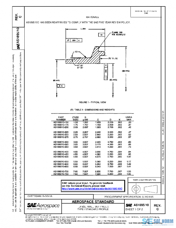 SAE AS1895/10C PDF SAE AS1895/10C PDF