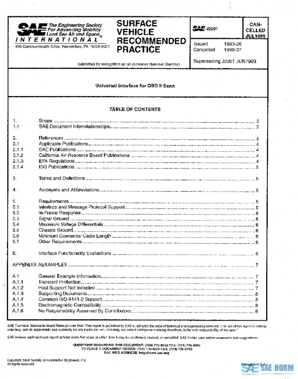 SAE J2201_199907 PDF