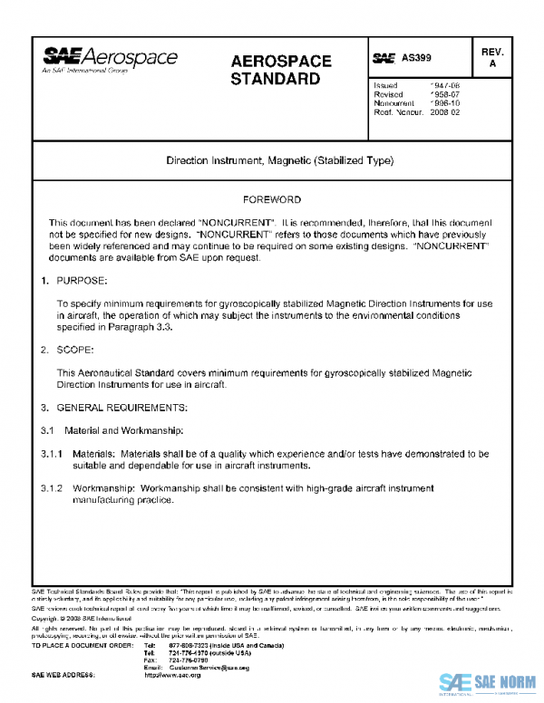 SAE AS399A PDF SAE AS399A PDF