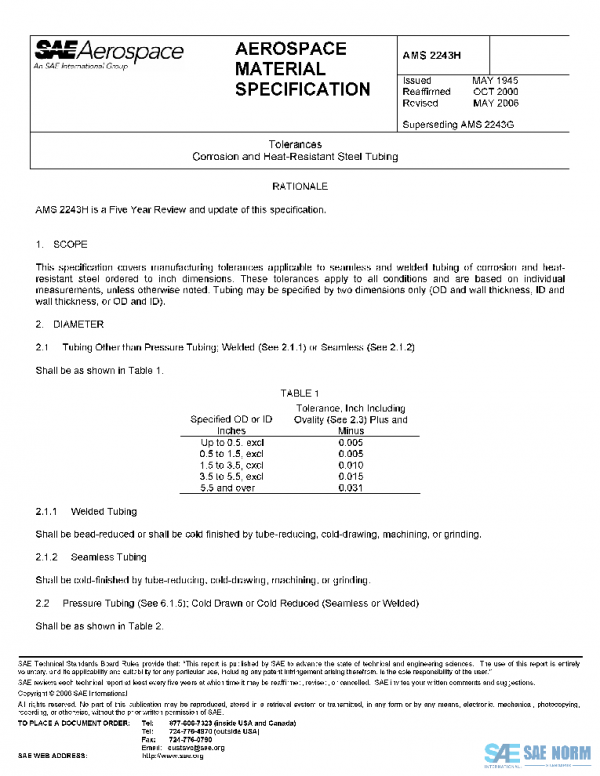 SAE AMS2243H PDF