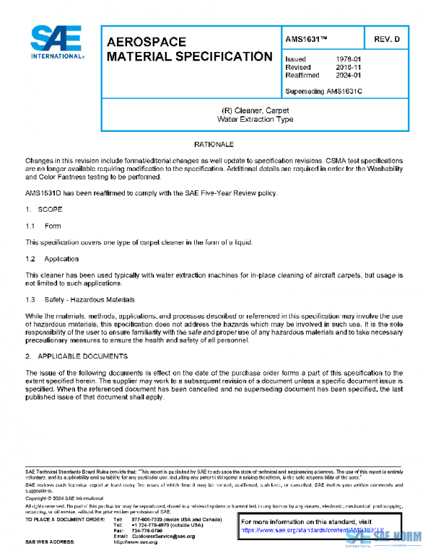 SAE AMS1631D PDF