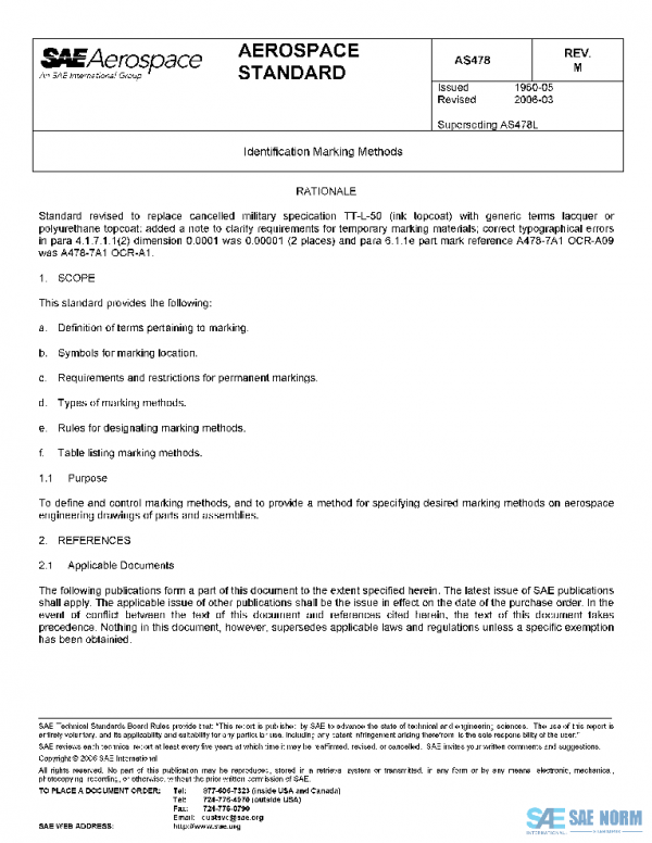 SAE AS478M PDF SAE AS478M PDF