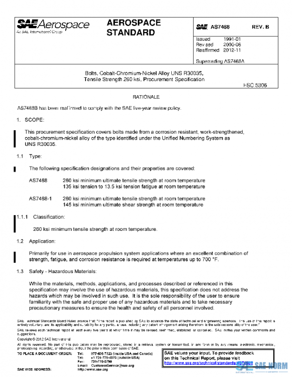 SAE AS7468B PDF SAE AS7468B PDF