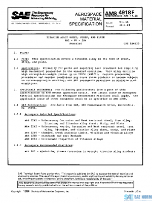 SAE AMS4918F PDF