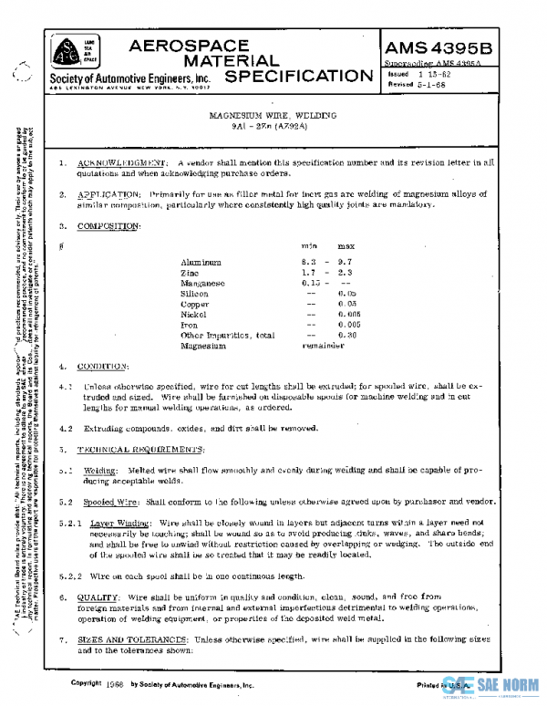 SAE AMS4395B PDF SAE AMS4395B PDF