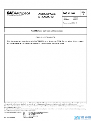 SAE AS13441A PDF