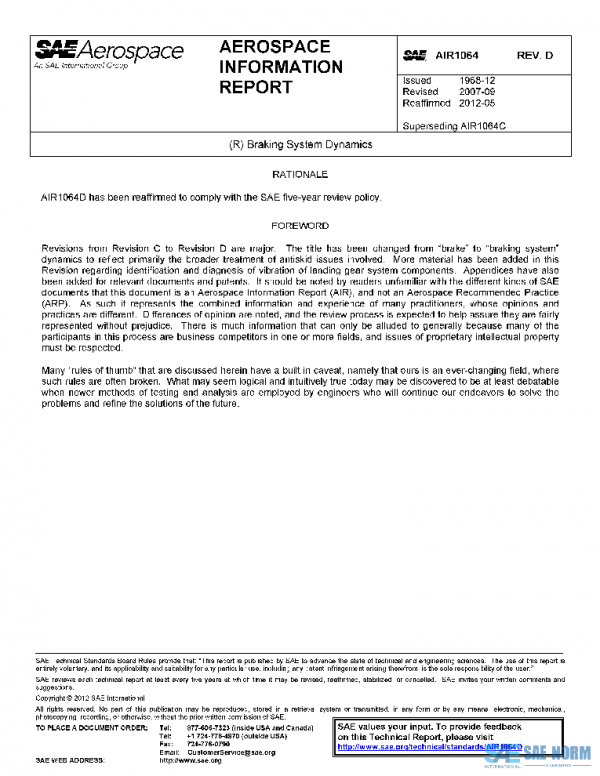 SAE AIR1064D PDF
