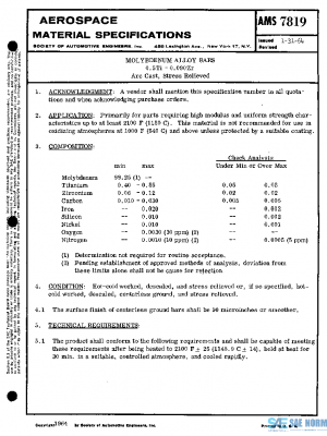SAE AMS7819 PDF