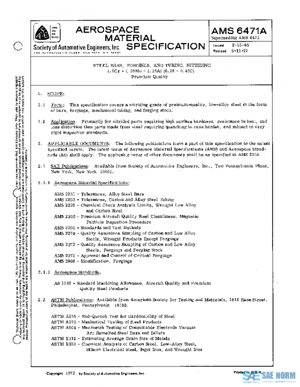 SAE AMS6471A PDF
