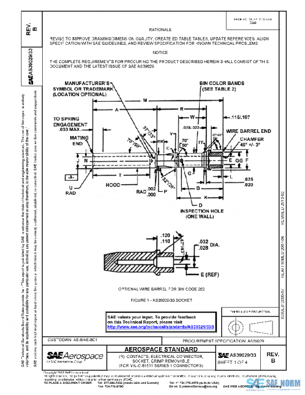 SAE AS39029/33B PDF SAE AS39029/33B PDF