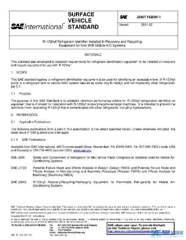 SAE J2927_201102 PDF