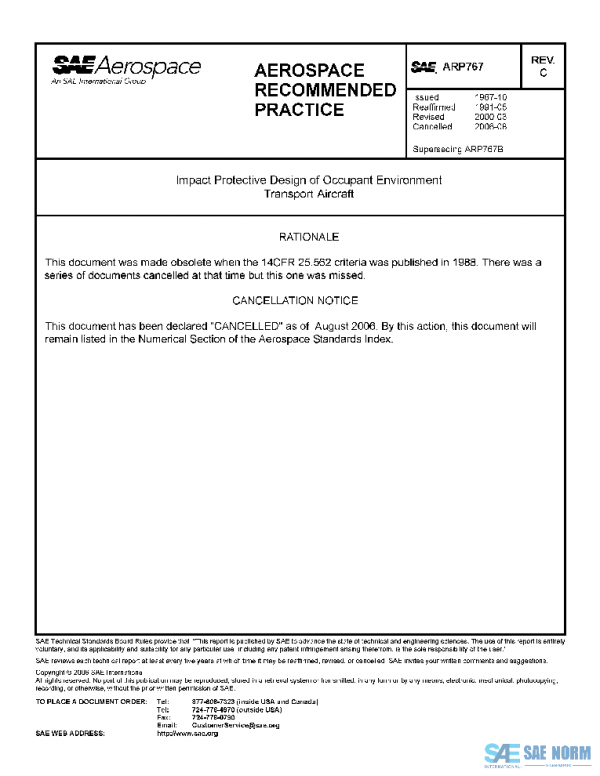 SAE ARP767C PDF