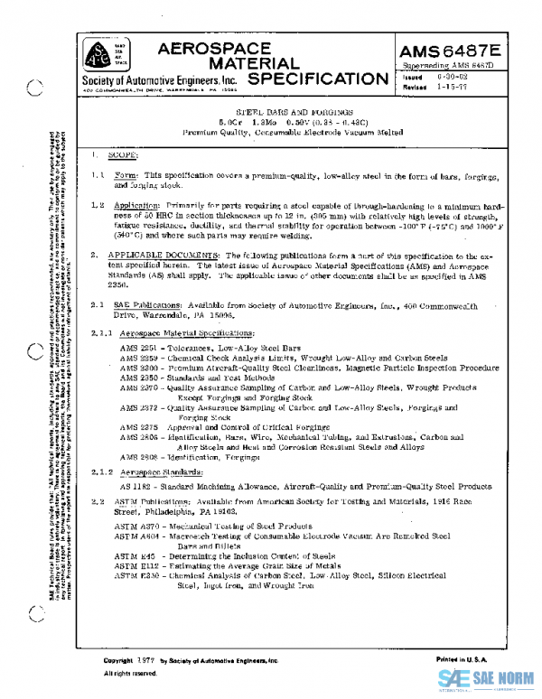 SAE AMS6487E PDF SAE AMS6487E PDF