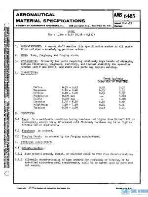 SAE AMS6485 PDF