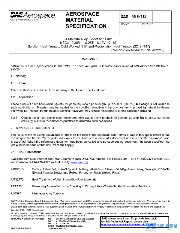 SAE AMS4613 PDF