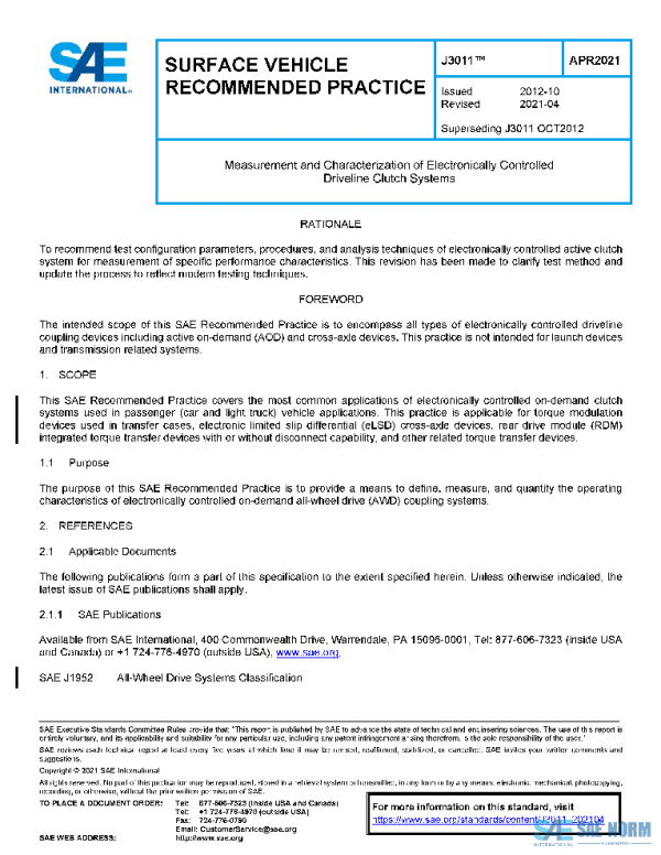 SAE J3011_202104 PDF