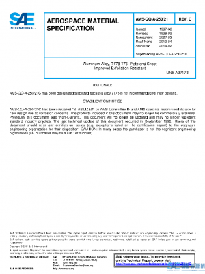 SAE AMSQQA250/21C PDF