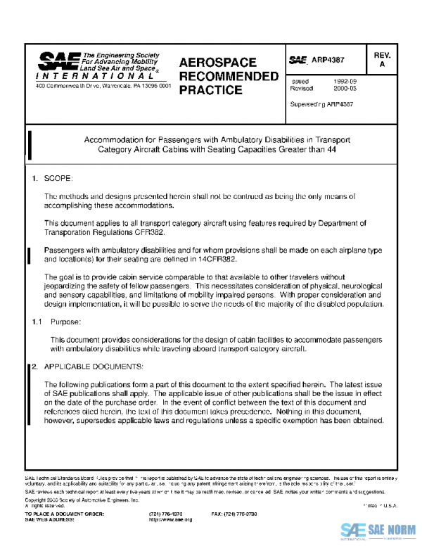 SAE ARP4387A PDF