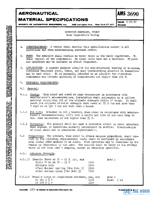 SAE AMS3690 PDF