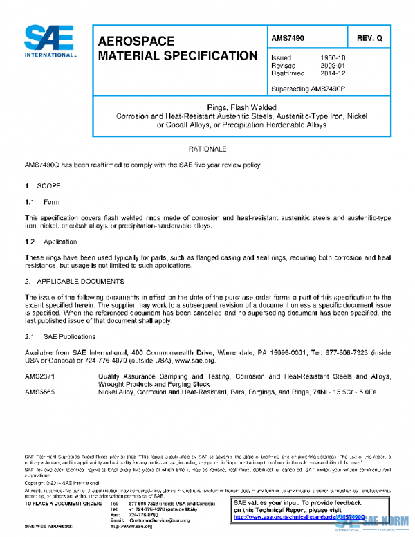 SAE AMS7490Q PDF
