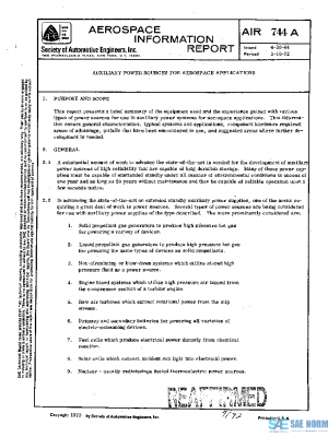SAE AIR744A PDF