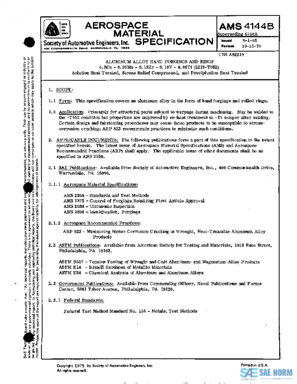 SAE AMS4144B PDF
