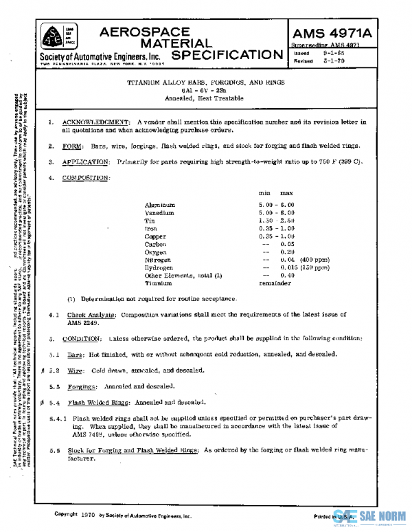 SAE AMS4971A PDF SAE AMS4971A PDF