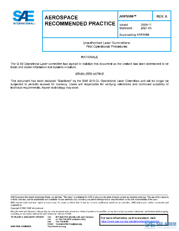 SAE ARP5598A PDF