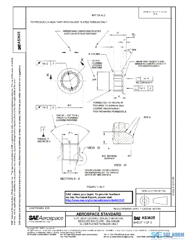 SAE AS3625 PDF