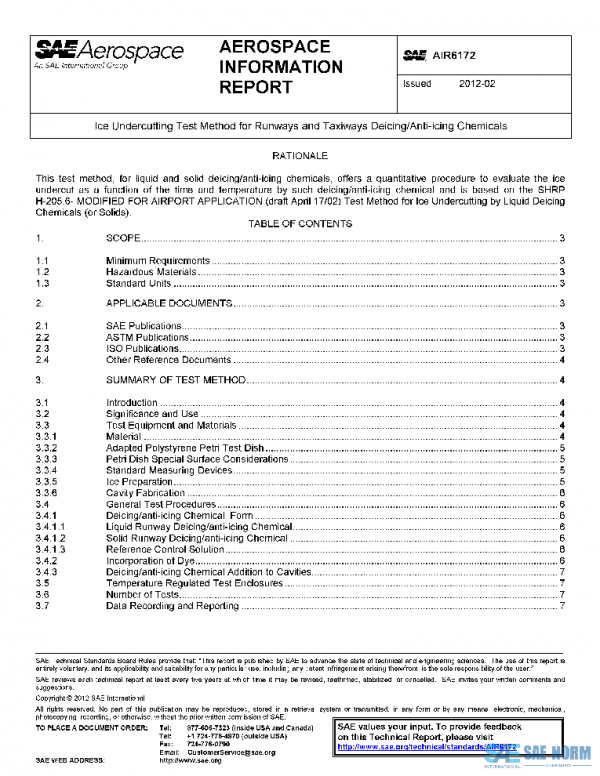 SAE AIR6172 PDF SAE AIR6172 PDF