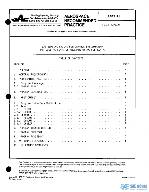SAE ARP4191 PDF SAE ARP4191 PDF