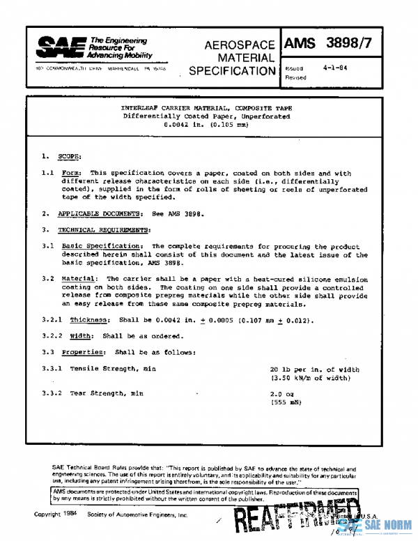 SAE AMS3898/7 PDF