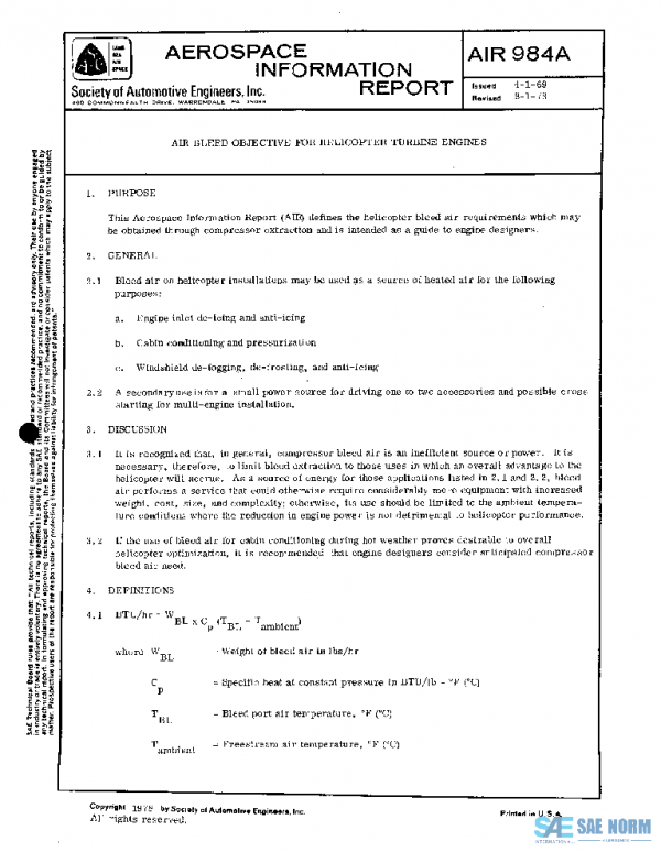 SAE AIR984A PDF SAE AIR984A PDF