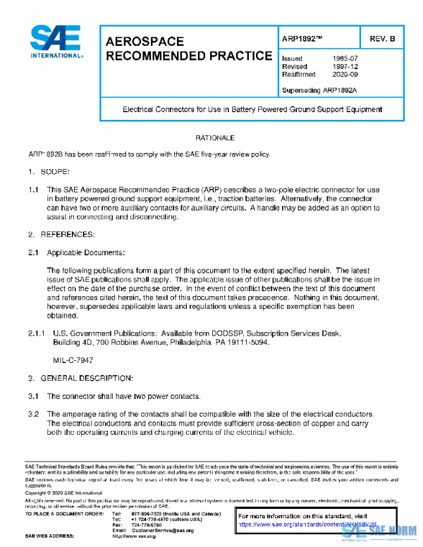 SAE ARP1892B PDF